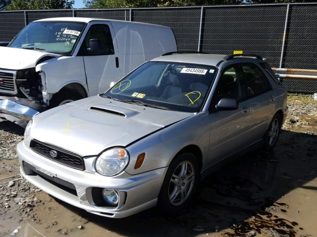 JF1GG29693H805200 - 2003 SUBARU IMPREZA WR SILVER photo 2