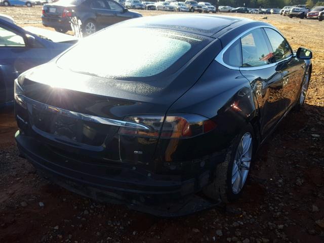 5YJSA1DN1DFP11294 - 2013 TESLA MODEL S Սև լուսանկար 4