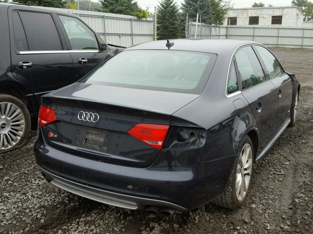 WAUBGAFL7CA110938 - 2012 AUDI S4 PREMIUM BLUE photo 4