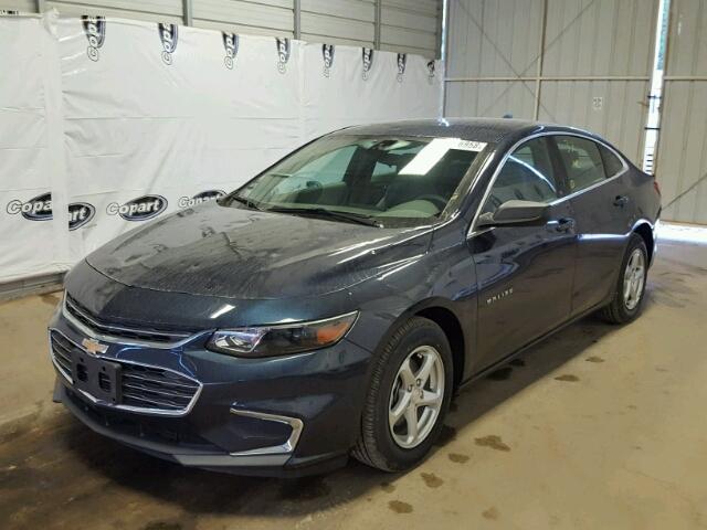 1G1ZB5ST3JF116077 - 2018 CHEVROLET MALIBU LS Mavi foto 2