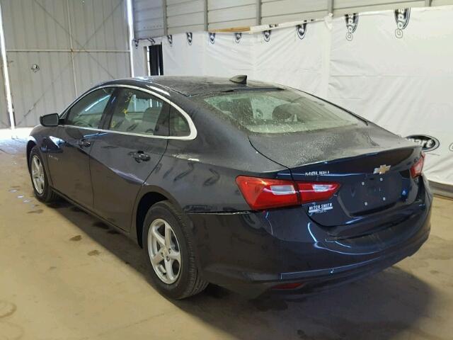 1G1ZB5ST3JF116077 - 2018 CHEVROLET MALIBU LS Mavi foto 3