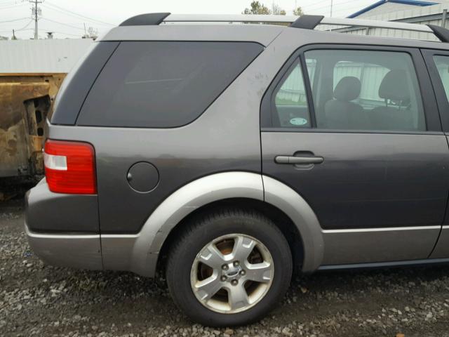 1FMDK05185GA09262 - 2005 FORD FREESTYLE GRAY photo 9