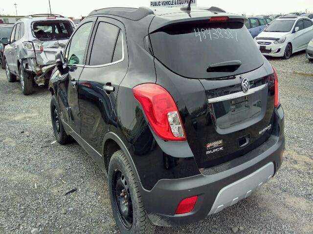 KL4CJGSB3EB653428 - 2014 BUICK ENCORE BLACK photo 3