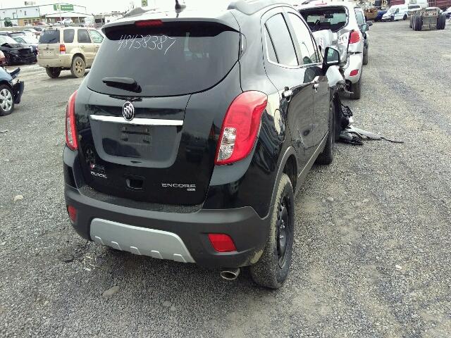 KL4CJGSB3EB653428 - 2014 BUICK ENCORE BLACK photo 4