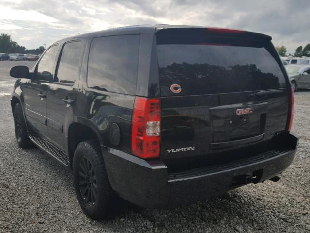 1GKFK13568R276597 - 2008 GMC YUKON HYBR BLACK photo 3