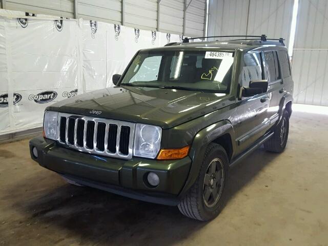 1J8HG48K48C187628 - 2008 JEEP COMMANDER მწვანე ფოტო 2