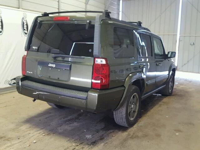 1J8HG48K48C187628 - 2008 JEEP COMMANDER მწვანე ფოტო 4