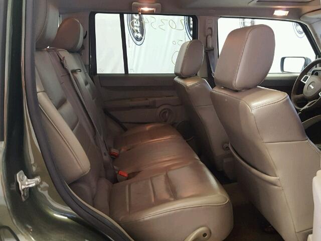 1J8HG48K48C187628 - 2008 JEEP COMMANDER მწვანე ფოტო 6