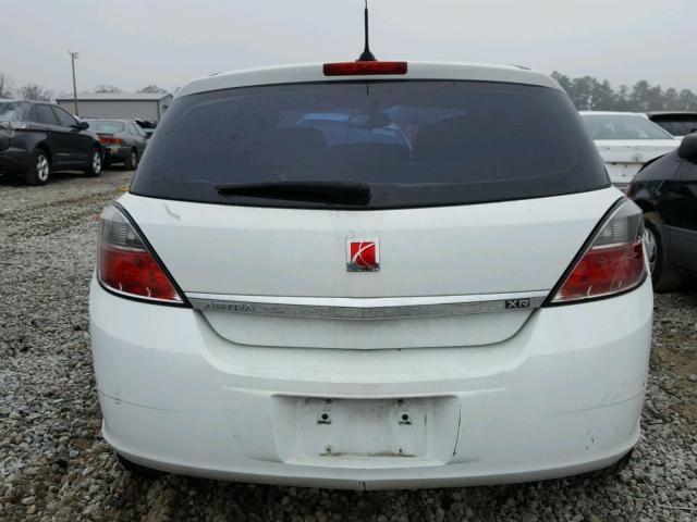 W08AT671185118367 - 2008 SATURN ASTRA XR WHITE photo 9