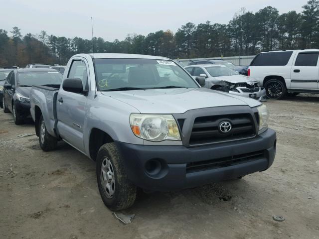 5TENX22N28Z506317 - 2008 TOYOTA TACOMA SILVER photo 1