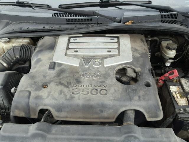 KNDJC733745249351 - 2004 KIA SORENTO EX SILVER photo 7