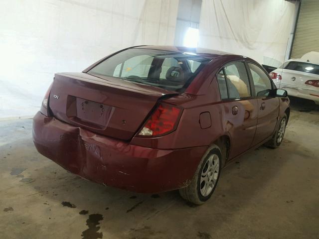 1G8AJ52F05Z130891 - 2005 SATURN ION LEVEL RED photo 4