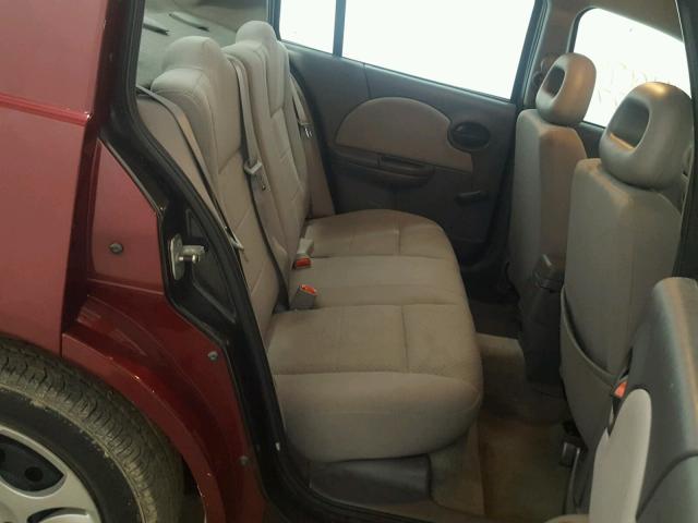 1G8AJ52F05Z130891 - 2005 SATURN ION LEVEL RED photo 6