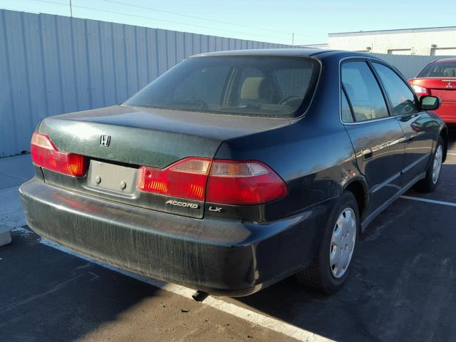 1HGCG564XWA077074 - 1998 HONDA ACCORD LX GREEN photo 4