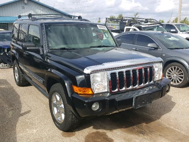 1J8HG58238C101635 - 2008 JEEP COMMANDER BLACK photo 1