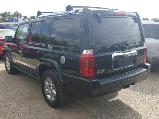 1J8HG58238C101635 - 2008 JEEP COMMANDER BLACK photo 3