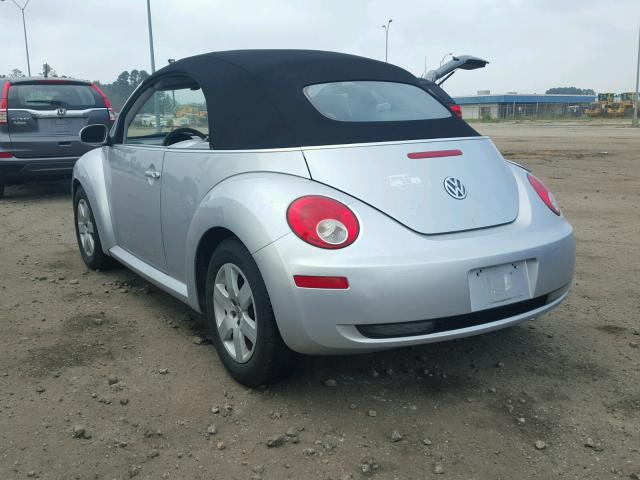 3VWRG31Y67M420696 - 2007 VOLKSWAGEN NEW BEETLE 银色 照片 3