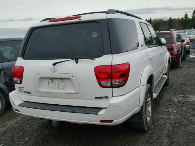 5TDZT34A77S287931 - 2007 TOYOTA SEQUOIA SR WHITE photo 3