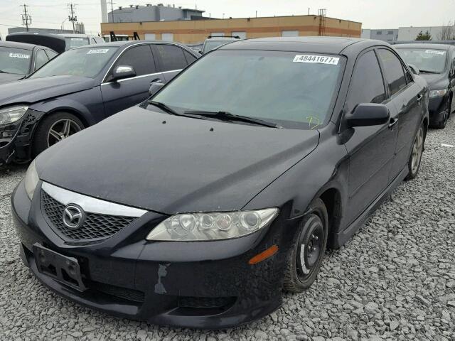 1YVHP81C945N02577 - 2004 MAZDA 6 I BLACK photo 2