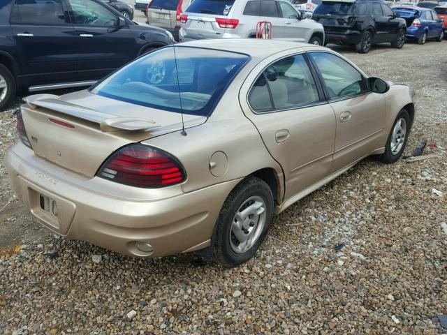 1G2NE52E25M168787 - 2005 PONTIAC GRAND AM S ოქროსფერი ფოტო 4