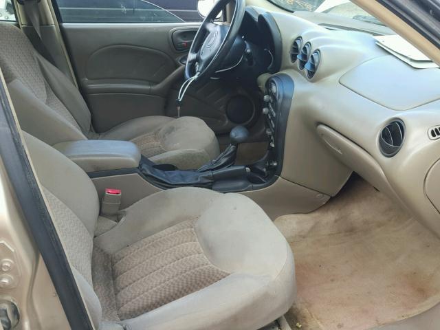 1G2NE52E25M168787 - 2005 PONTIAC GRAND AM S ოქროსფერი ფოტო 5