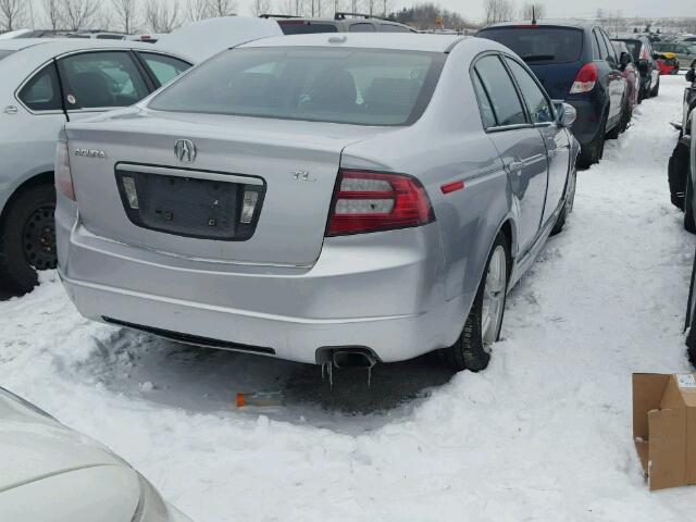 19UUA66247A802678 - 2007 ACURA TL SILVER photo 4