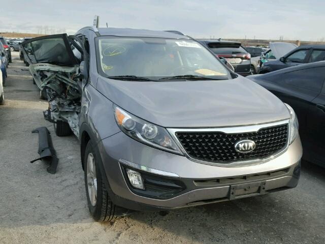 KNDPB3AC6F7754121 - 2015 KIA SPORTAGE L GRAY photo 1