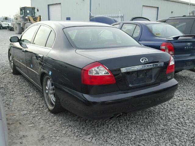 JNKBF01AX4M500226 - 2004 INFINITI Q45 BLACK photo 3