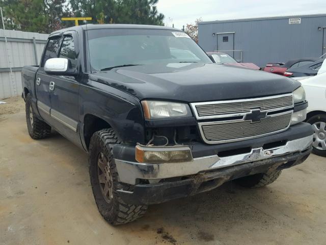 2GCEK13V761314576 - 2006 CHEVROLET SILVERADO BLACK photo 1