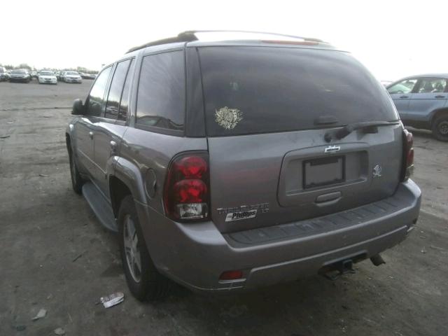 1GNDT13SX72259449 - 2007 CHEVROLET TRAILBLAZE GRAY photo 3