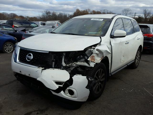 5N1AR2MM4DC686465 - 2013 NISSAN PATHFINDER WHITE photo 2