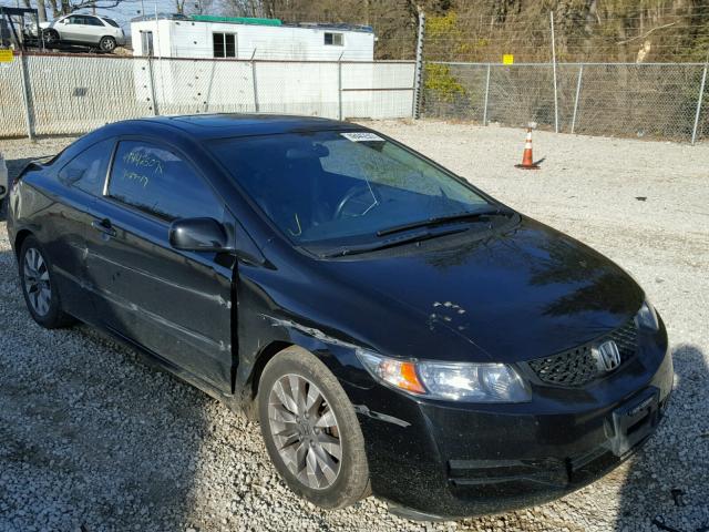 2HGFG12919H518667 - 2009 HONDA CIVIC EXL BLACK photo 1