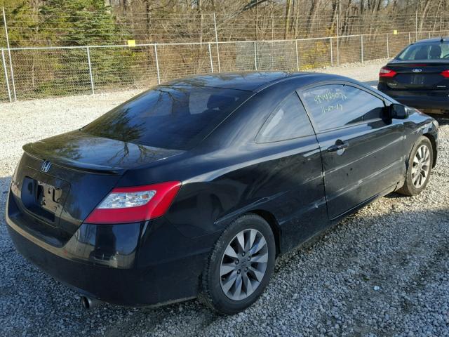 2HGFG12919H518667 - 2009 HONDA CIVIC EXL BLACK photo 4