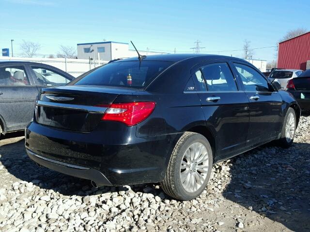 1C3CCBCG8EN121351 - 2014 CHRYSLER 200 LIMITE BLACK photo 4