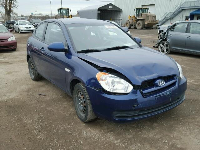 KMHCN35C18U085630 - 2008 HYUNDAI ACCENT BAS BLUE photo 1