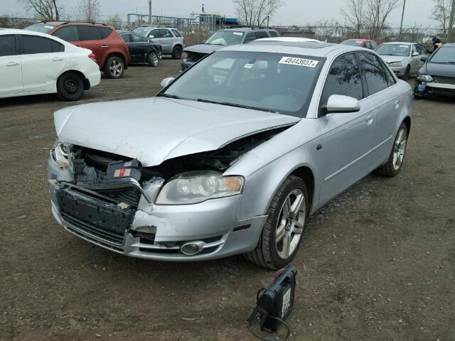 WAUDF78E36A232682 - 2006 AUDI A4 2.0T QU SILVER photo 2