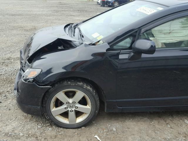 2HGFA16988H329055 - 2008 HONDA CIVIC EXL 黑色 照片 9