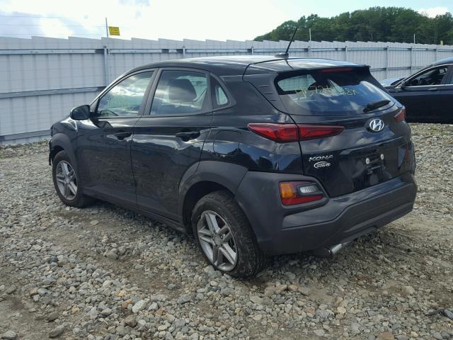 KM8K1CAA2JU114294 - 2018 HYUNDAI KONA SE BLACK photo 3