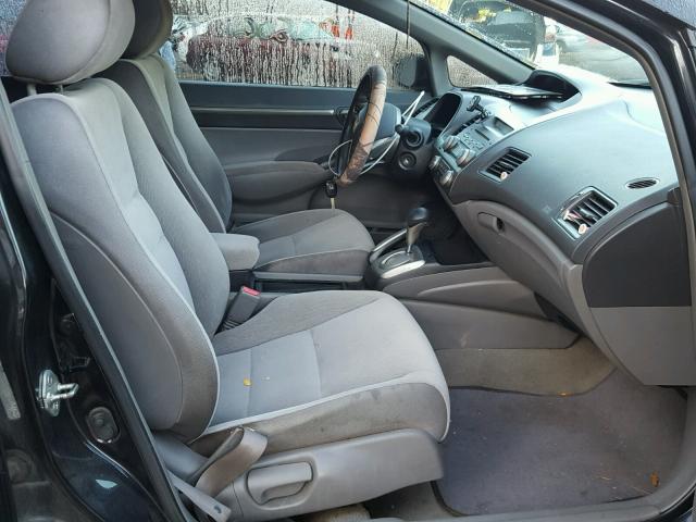1HGFA16847L112904 - 2007 HONDA CIVIC EX Schwarz Foto 5