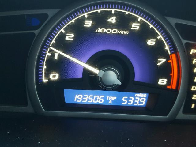 1HGFA16847L112904 - 2007 HONDA CIVIC EX Schwarz Foto 8