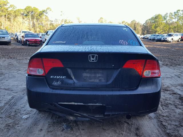 1HGFA16847L112904 - 2007 HONDA CIVIC EX Schwarz Foto 9