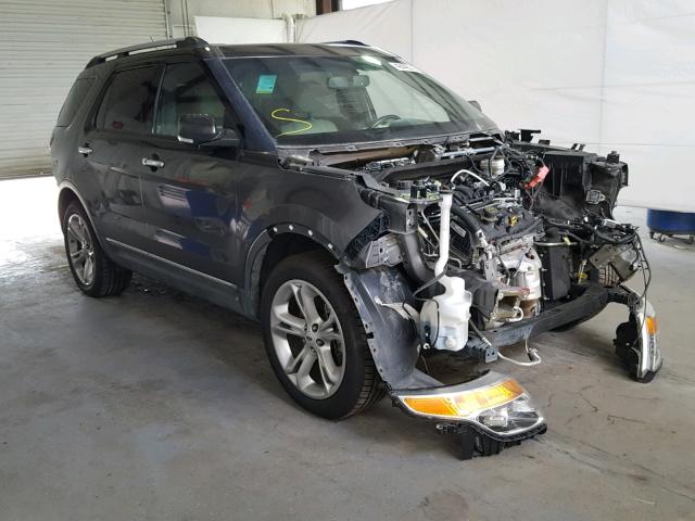 1FM5K7F81FGC07174 - 2015 FORD EXPLORER L GRAY photo 1