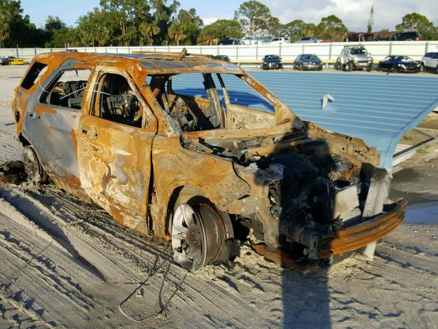 1FM5K8GT0EGB77477 - 2014 FORD EXPLORER S BURN photo 1