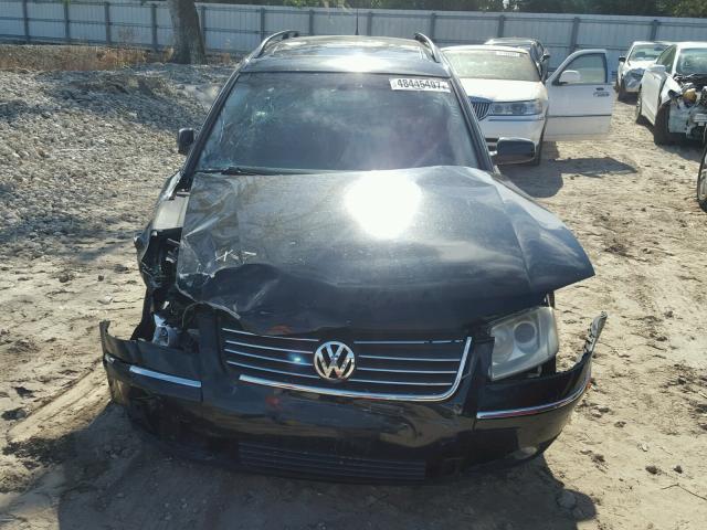 WVWYH63B33E170887 - 2003 VOLKSWAGEN PASSAT GLX BLACK photo 9