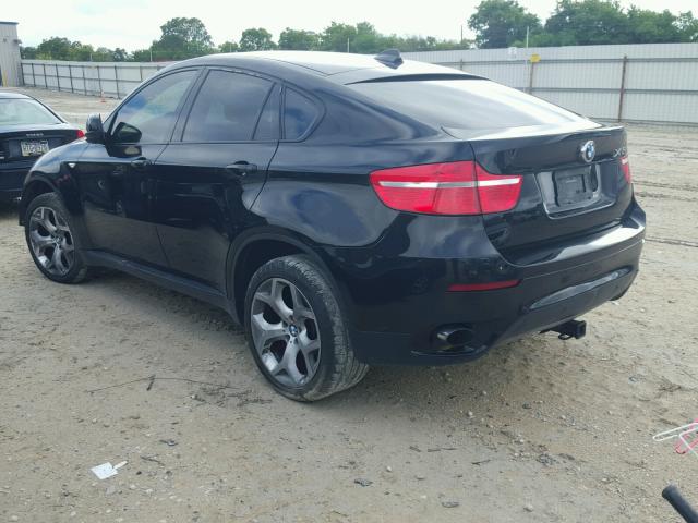 5UXFG4C5XAL226694 - 2010 BMW X6 XDRIVE3 BLACK photo 3