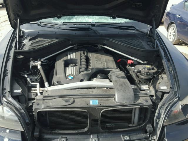 5UXFG4C5XAL226694 - 2010 BMW X6 XDRIVE3 BLACK photo 7