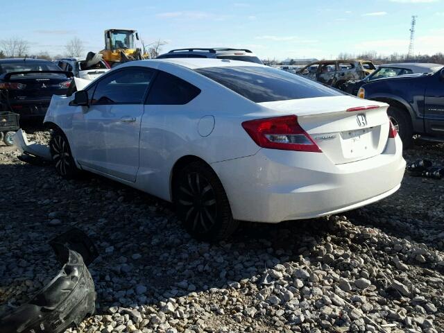 2HGFG3B93DH004405 - 2013 HONDA CIVIC EXL أبيض صورة 3