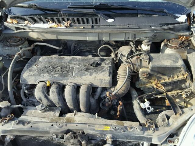 2T1LR32E44C790203 - 2004 TOYOTA COROLLA MA SILVER photo 7