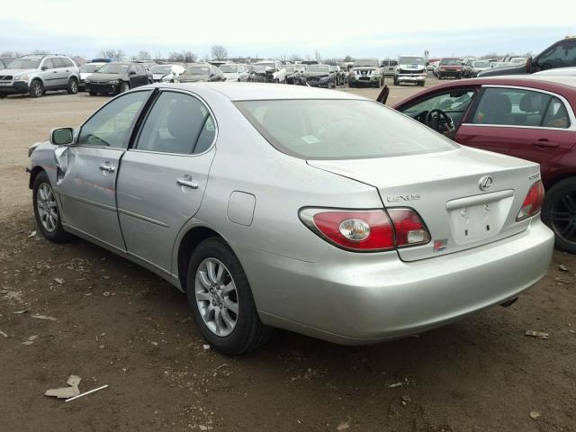 JTHBF30G430105536 - 2003 LEXUS ES 300 SILVER photo 3