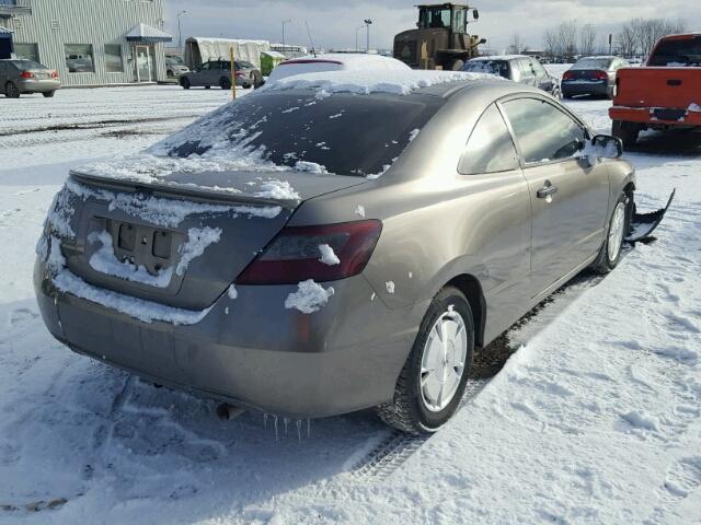 2HGFG12378H010410 - 2008 HONDA CIVIC DX-G GRAY photo 4